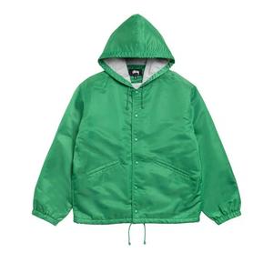 Куртки Stussy Hooded Coaches Jacket 'Green'