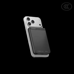 Momax 1-Power S.Pass 10000mAh Qi2 магнитный внешний аккумулятор - Black черный