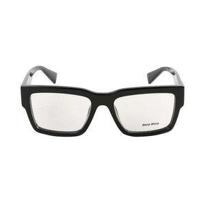 Miu Miu Framed Clear Glasses 'Черный'