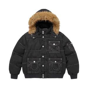 Пуховики Supreme x True Religion Puffer Jacket 'Black'