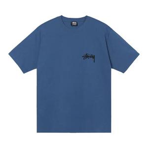 Футболки Stussy Burning Stock Tee 'Полночь'