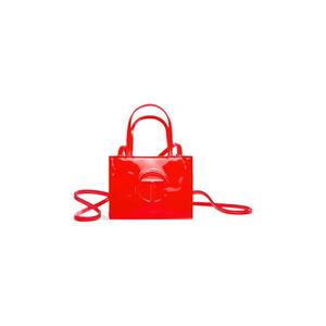 Сумка-шопер Telfar Small Shopping Bag 'Красный Лакированный'