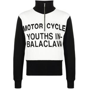 Джемпер Motor Cycle с вязаным узором