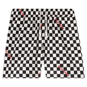 Плавки Palm Angels с принтом Damier, черно-красные
