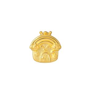 TOMEI Rainbow House Charm, Желтое золото 916/22K