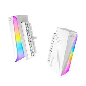 Antec ATX 24-Pin 90° ARGB Adapter переходник 90 градусов - White белый