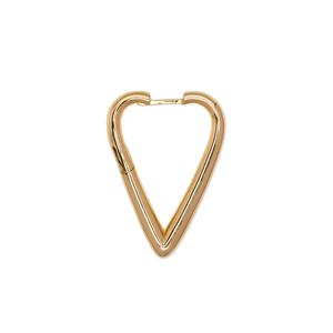 Серьги Heart Hoops