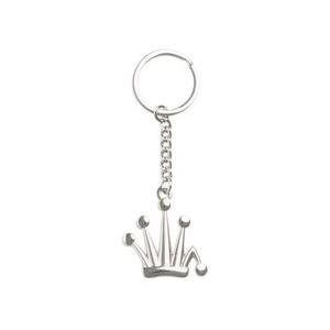 Брелоки и шнурки Stussy Metal Bent Crown Keychain 'Серебряный'