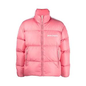 Пуховики Palm Angels Classic Track Down Jacket 'Pink/White'