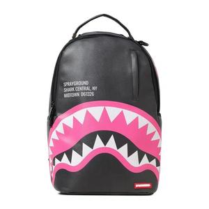 Рюкзаки Sprayground Shark Central Pink DLXSV Backpack 'Black/Pink'