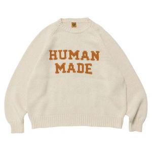 Свитеры Human Made Raglan Knit Sweater 'White'