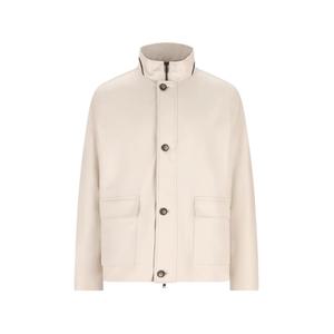 Куртка с высоким воротником и карманами