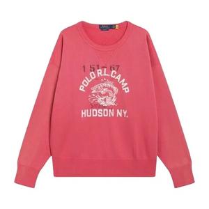 Топы Polo Ralph Lauren Свитшот с длинным рукавом и графическим принтом Camp Crewneck 'Nantucket Ref'