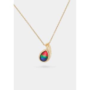 Подвеска Everglow Hook с аммолитом