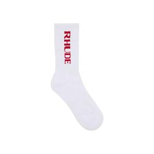 Носки и гольфы Rhude Filtaro Logo Sock 'White/Red'