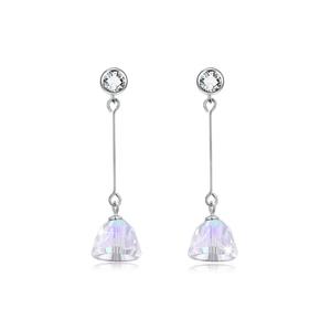 Серьги-капли из стерлингового серебра 925 с кристаллами AB, украшенные кристаллами SWAROVSKI®