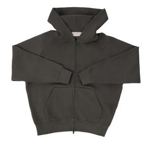 Толстовки на молнии Fear of God Essentials Kids Fullzip Hoodie 'Off Black'