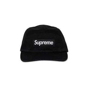 Бейсболки Supreme Washed Chino Twill Camp Cap 'Black'