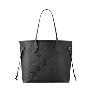 Сумки-тоут Louis Vuitton Neverfull MM 'Black Monogram Embossed Empreinte Cowhide Leather'