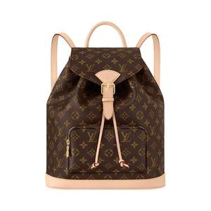 Рюкзаки Louis Vuitton Montsouris MM 'Коричневый Monogram Canvas'