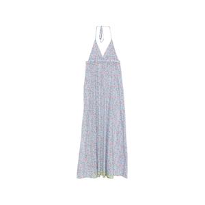 Платье макси Zucky с вырезом халтер и цветочным принтом