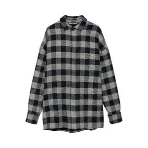 Овершерты Palm Angels Curved Logo Overshirt 'Офф-вайт/Светло-серый'
