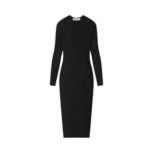 Платья Fear of God Essentials Rib Long-Sleeve Dress 'Vintage Black'