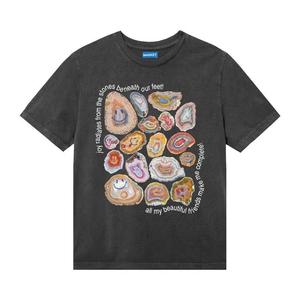 Футболки с коротким рукавом Market Smiley Radiating Joy T-Shirt 'Washed-Black'