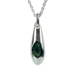 Серебряное колье Chrysalis с турмалином