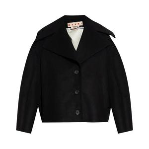 Куртки Marni Bonded Wool Jacket 'Черный'