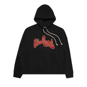 Худи Palm Angels Logo Hoody 'Black/Orange'