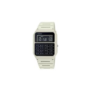Мужские часы-калькулятор Data bank CA-53WF-8B с белым ремешком из смолы