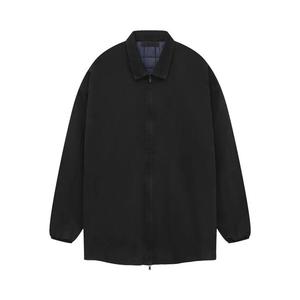 Овершоты Fear of God Essentials Denim Filled Shirt Jacket 'Overdye Black Denim'