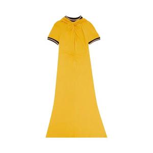 Длинные платья Wales Bonner Wing Dress 'Куркума'