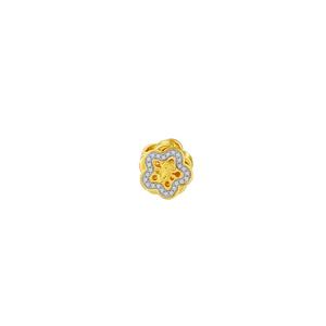 TOMEI Chomel Collection Wealthy Flower Charm, желтое золото 916/22K