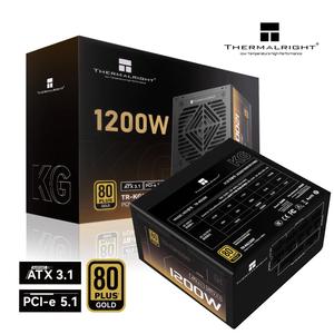 ThermalRight KG-1200 1200W 80Plus Gold золотой полностью модульный блок питания - черный