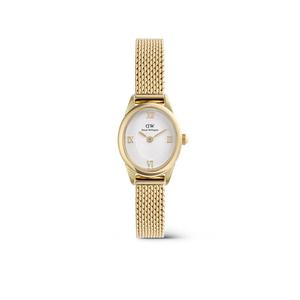 Ophelia Mini Mesh Белое золото - Женские часы из нержавеющей стали часы DW Официальные аутентичные оригинальные