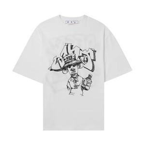 Футболки Off-White Graff Freest Over Skate Short-Sleeve Tee 'White/Black'