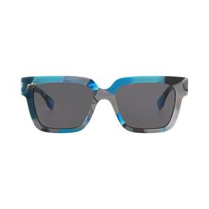 Солнцезащитные очки Gucci Square-Frame Recycled Acetate 'Синий/Серый'