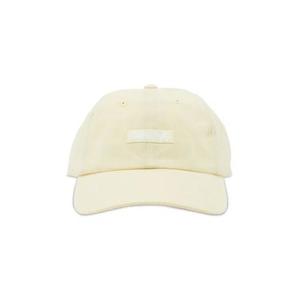 Кепка Snapbacks Supreme Brushed Cordura Small Box 6-Panel «Бледно-жёлтый»