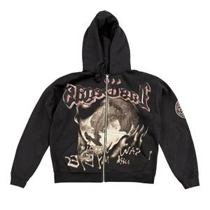 Толстовки на молнии Cactus Jack by Travis Scott Utopia My Eyes Zip Hoodie 'Black'