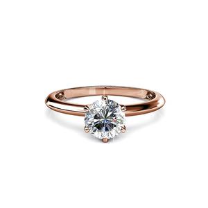Кольцо-солитер «Одна на миллион» с кристаллами SWAROVSKI®