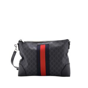 Сумка через плечо Web Zip Flat Messenger GG среднего размера