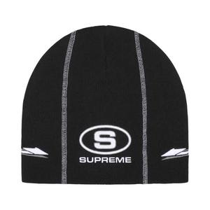 Вязаные шапки Supreme Racing Panel Beanie 'Black'