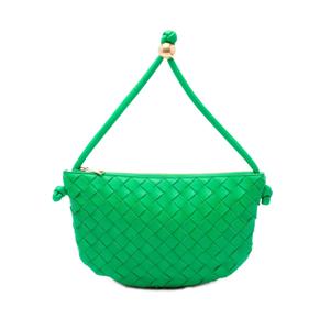 Маленькая сумка-хобо Turn Pouch с плетением Intrecciato (2012-2026 годы)