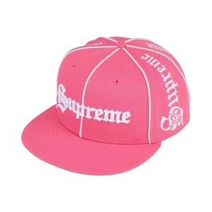 Кепки Supreme Piping Script New Era 'Розовый'