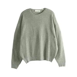 Свитера Fear of God Essentials Signature Waffle 90's Crewneck Sweater 'Concrete Heather'