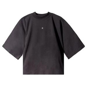 Футболки Yeezy Gap Engineered by Balenciaga Cropped Logo No Seam Tee 'Black'