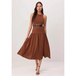 Макси-платье Brown Belt Pack Sleeveless Woven, Twoss26El528