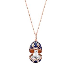 Золотая подвеска Heritage Polar Bear Surprise Locket с камнями